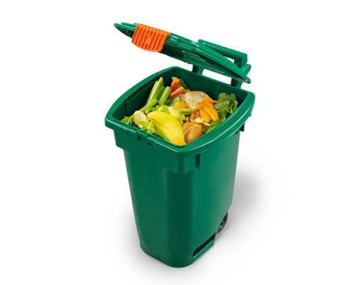 Wheeled Green Bin Organic Waste